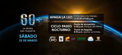 En bicicleta este 25 de marzo Cali se une a la hora del planeta