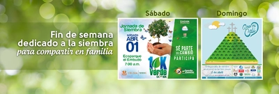 Fin de semana de siembras, ven y participa con tu familia
