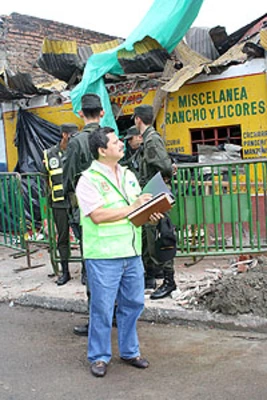 GOBIERNO DE CALI VERIFICA ESTADO ESTRUCTURAL DE INMUEBLES AFECTADOS POR CARROBOMBA