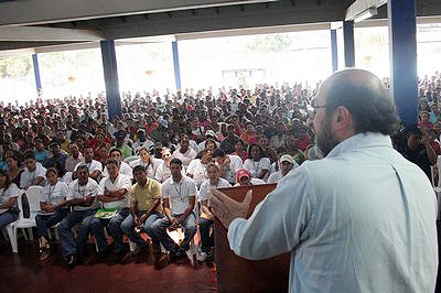 MINISTRO DE MEDIO AMBIENTE DESTACÓ LA GESTIÓN DE LA ADMINISTRACION DEL ALCALDE JORGE IVÁN OSPINA