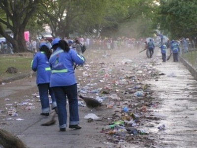 RUEDA DE PRENSA CON OPERADORES DE ASEO, ESTE MIÉRCOLES EN EL PARQUE DE LAS BANDERAS