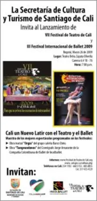CALI: UN NUEVO LATIR CON EL TEATRO Y EL BALLET