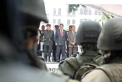 ALCALDE DA LA BIENVENIDA A 280 HOMBRES DEL FUCUR QUE ESTARÁN EN LA CIUDAD COMBATIENDO EL DELITO
