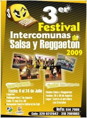 Darán bases para Salsa y Reggaeton intercomunas
