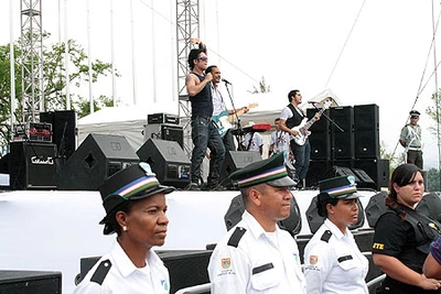 Guardas Cívicos acompañaron la celebración del Gran Concierto Nacional