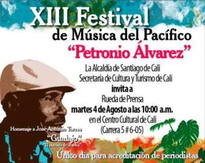 Conozca todo sobre el XIII Festival de música del Pacífico Petronio Álvarez 