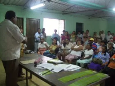 Predio a predio socializan el programa de titulación dueños del territorio