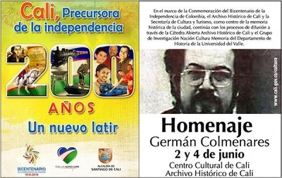Homenaje a Germán Colmenares en el marco del Bicentenario Local