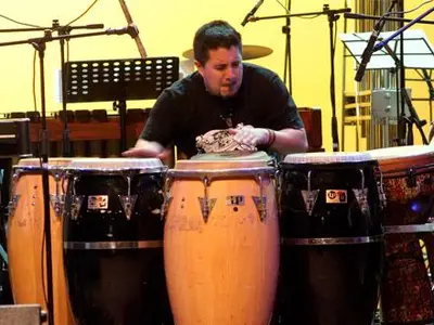 Dos grandes percusionistas celebran la Fiesta de la Música 2010