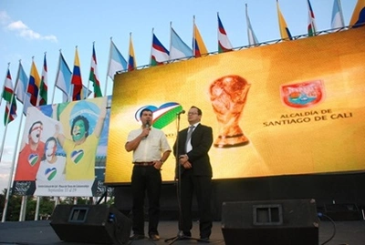 Cali, vive la alegría del mundial de fútbol