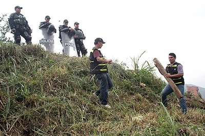 Desalojo en El Mortiñal
