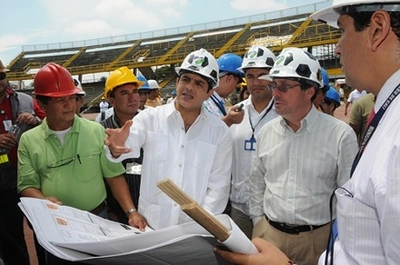 Vicepresidente Santos destaca gestión del alcalde de Cali en el proyecto del Estadio