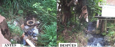 Dagma recupera la margen de protección de la quebrada Guarrúz