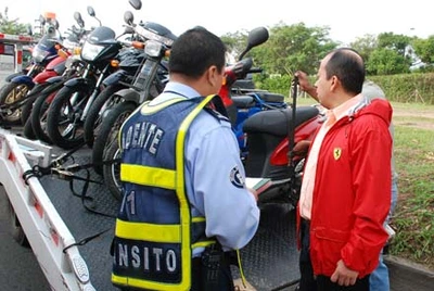 Control a motociclistas en Vallegrande da resultados