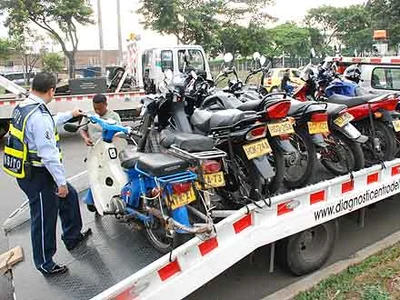 Inmovilizan 9 motos por piques ilegales