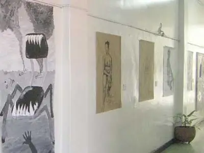 Muestra de bocetos artísticos en el IPC.