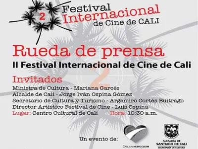 Presentación del II Festival Internacional de Cine de Cali