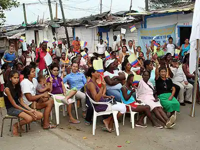 Minga de Solidaridad por la población de Brisas de las Palmas