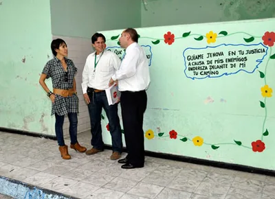 Revisión de obras en el Buen Pastor