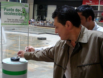 Deposita tus pilas de manera segura, Cali posee 3 puntos de recolección