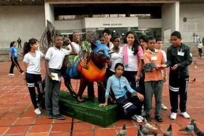 Caleños se tomaron fotos con la ‘Gata CaliDA’