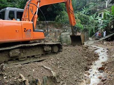 Dagma continúa atendiendo emergencia tras lluvia torrencial