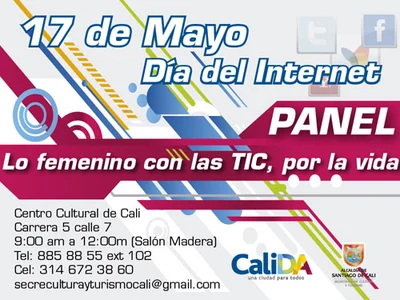 Lo femenino con las TIC, tema de panel por el Día de Internet