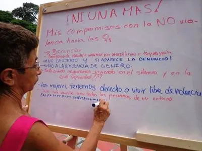 “Las mujeres estamos de luto, porque están matando, violando y agrediendo a otras mujeres por su condición femenina”