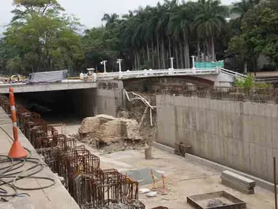Hallazgo arqueológico no ha permitido la conexión total de alcantarillas en el hundimiento