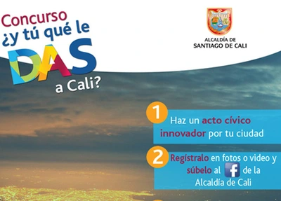 Y tú, ¿qué le DAS a Cali?: el concurso para demostrar el civismo de los caleños