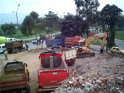 Estación de transferencia en la carrera 50, con avance del 70%