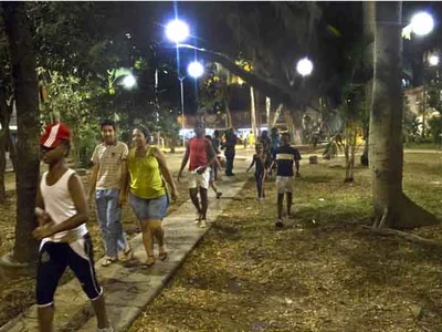 La Alcaldía inaugurará en la noche de hoy las obras para iluminar el parque Los Naranjos I