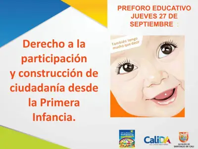 Construir ciudadanía desde la primera infancia, eje central de preforo educativo de este jueves
