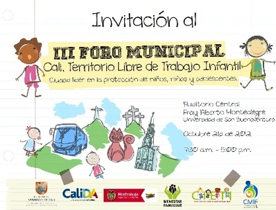 Este viernes, se realizará el tercer foro ‘Cali, territorio libre de trabajo infantil’: presentarán diagnóstico sobre niños trabajadores