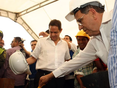 Proyecto para empezar a trabajar en la sana convivencia: ministro Vargas Lleras puso la primera piedra en Ciudad Córdoba