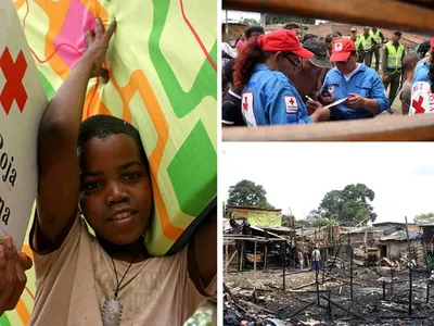 Donación de arroz para familias del jarillón del río Cauca