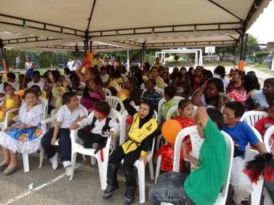 135 menores de los hogares de paso celebraron el Día de los Niños