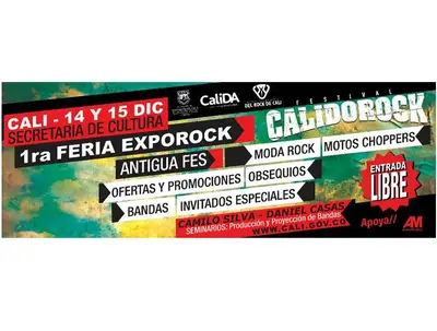 Expo-Calidorock, la feria de cultura del rock más importante del occidente colombiano