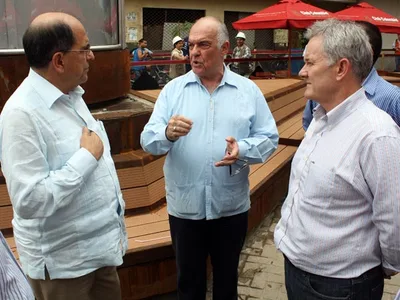 El presidente de Bavaria S.A. se dejó tentar por las tascas de la Feria