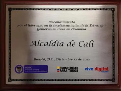 Cali recibe reconocimiento nacional por avances en el programa ‘Gobierno en Línea’