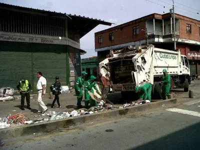 La línea 110 para recolección de muebles viejos de habitantes del centro, sur y de la ladera