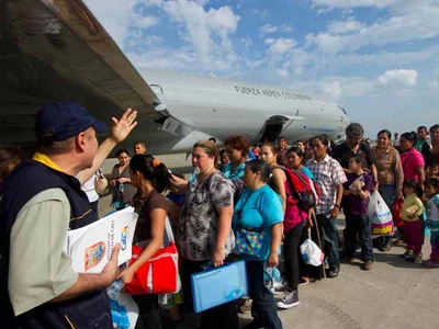 La Alcaldía agradece a la Fuerza Aérea el traslado de 110 viajeros hacia el sur del país
