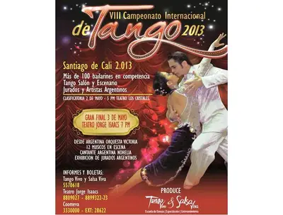 Convocatoria para bailarines que se le medirán este año al Mundial de Tango, en Argentina
