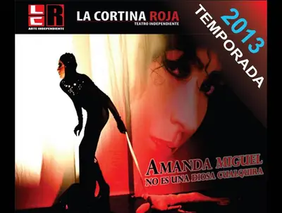 El telón se levantará este viernes, en el Teatro Salamandra para presentar la obra ‘Amanda Miguel no es una diosa cualquiera’