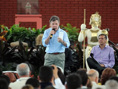 El mandatario de los colombianos presentó balance de prosperidad para la región y el país