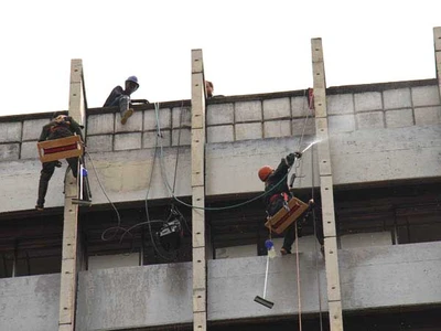 Fachada de la torre de la Alcaldía se pone a tono para los Juegos Mundiales