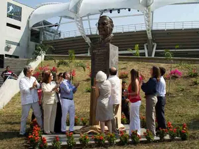 Cali le rindió un homenaje a Jorge Herrera Barona, como antesala de los Juegos Mundiales