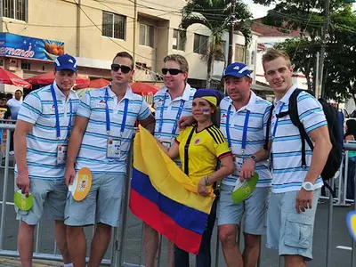Los caleños contagian a visitantes del espíritu deportivo y el civismo en los World Games