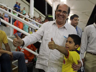 El alcalde Rodrigo Guerrero se gozó la primera jornada de los Juegos  Mundiales en medio del reconocimiento de los caleños