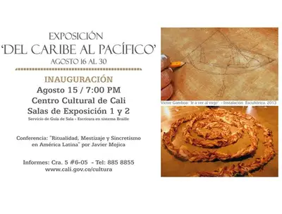 En el Centro cultural de Cali, exposición “Del Caribe al Pacífico”